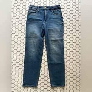 Kut from the Kloth Naomi Fab Ab Straight Leg Blue Jeans